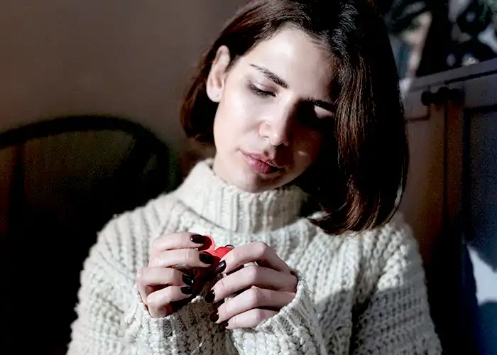 Woman with OCD